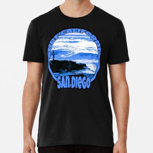 Remera Surf San Diego Blue Algodon Premium