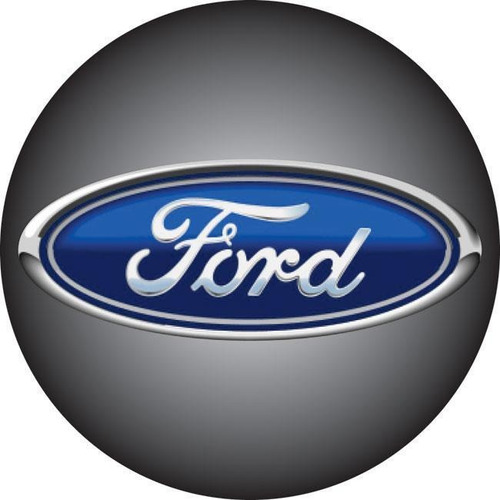 Emblema Calota 48mm Ford Degrade (4 Un)