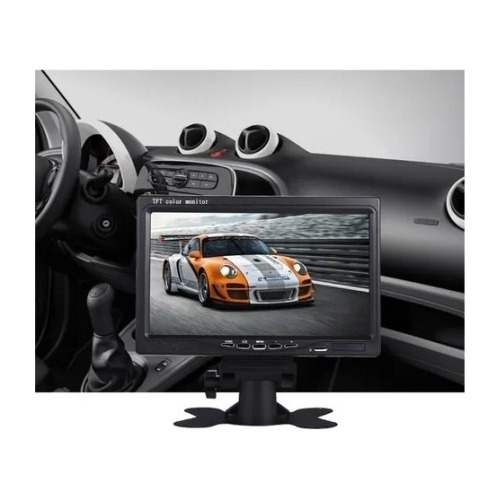Pantalla Monitor Color 7 Lcd Auto, Casa, Ofi, Retroceso