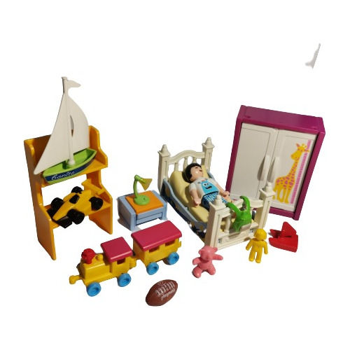 Playmobil 5333 Habitacion Nene Nena Niños Cuarto Muebles