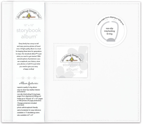 Doodlebug Storybook Album Lirio Blanco