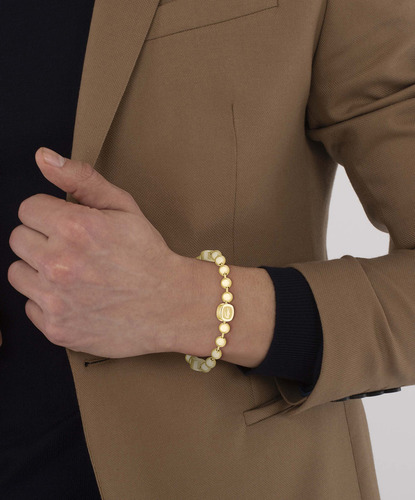 Pulsera Lacoste Vigor Hombre 2040409 Acero Dorado