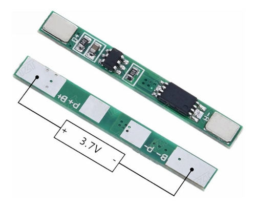 Imagem 7 de 9 de Placa Proteção Bateria Lítio 18650 1s 3,7v 3a Bms - 2 Un.