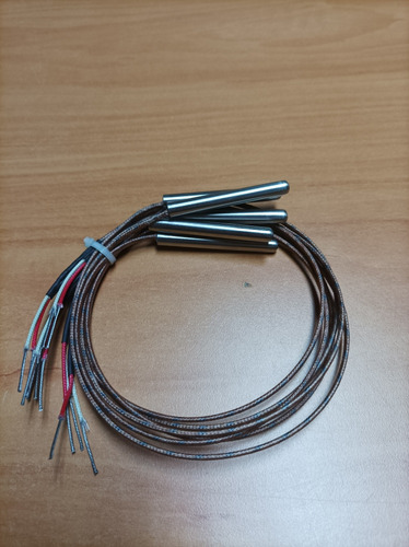 Termocupla Tipo J, 1/4  X  5 Cm, 30 Cm. Cable