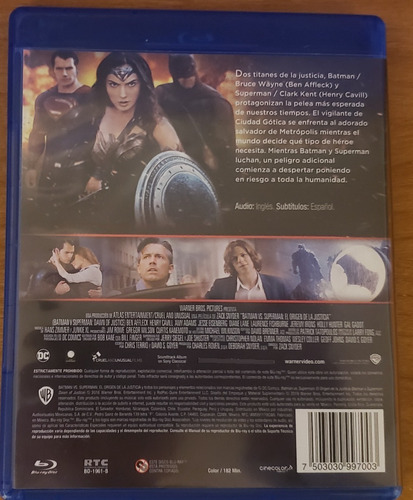 Man Of Steel - Batman V Superman - Suicide Squad - Bluray (Usado)