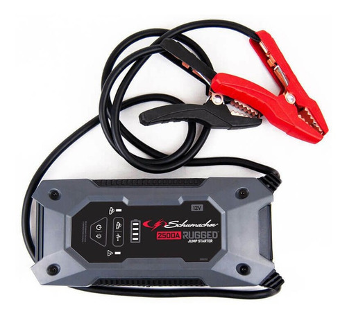Arrancador De Litio Uso Rudo 2500a Fuente Usb 5v Powerpack