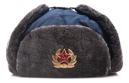 A5+gorra Rusa Shapka Ushanka (gris, Medical 62)