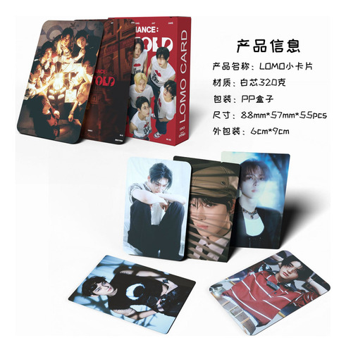 55 Enh Peripherals Lomo Cards Novo Álbum Romance Untold