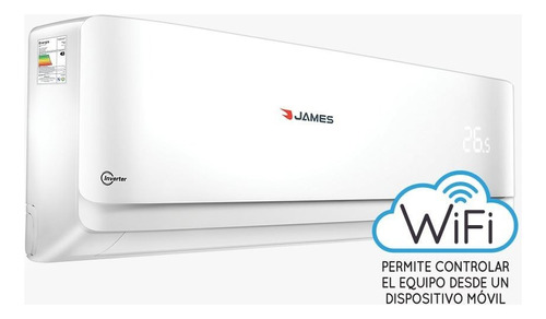 Aire Acondicionado James Inverter 12000 Btu Clase A Con Wifi