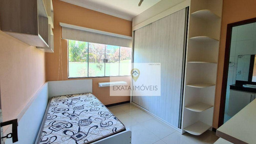 Casa Linear, Condomínio Alto Padrão, Residencial Villa Contorno/ Rio Das Ostras! - Ca1313