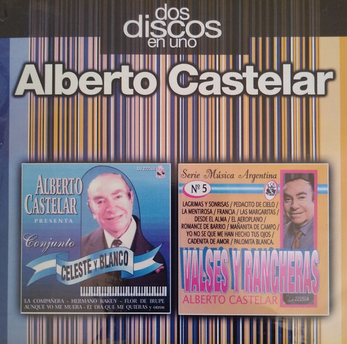 Alberto Castelar Cd Nuevo Titulado Dos Discos En Uno