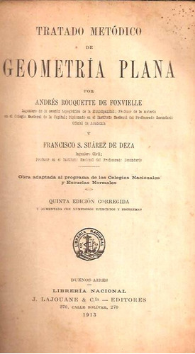 Geometria Plana Analisis Matematico Tablas Usuales 3 Libros