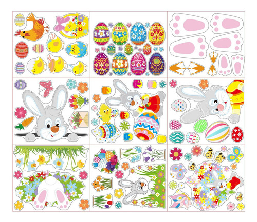 Adhesivo De Pared Para Ventana, Diseño De Pollitos Para Niño