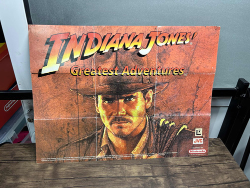 Indiana Jones Póster Snes Original