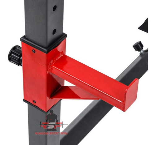 Imagen 5 de 8 de Rack Squat Premium Soporte Sentadilla Pecho Gym