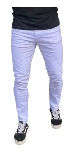 Calça jeans branca masculina mercado livre cheap