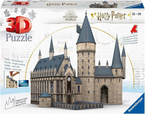 Ravensburger - Puzzle 3d De Harry Potter, Gran Salón Del Cas