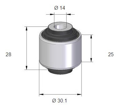 Buje De Bieleta Renault R12 / R12 Break 83/95