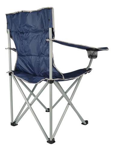 Cadeira De Camping Piscina Pesca Dobrável Articulada + Bolsa