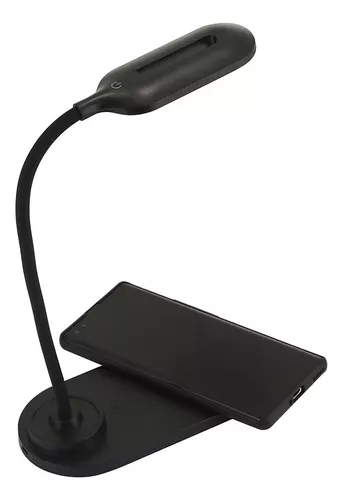 SOLMIRA® Lámpara de Escritorio con Cargador Inalámbrico, 42 LEDs