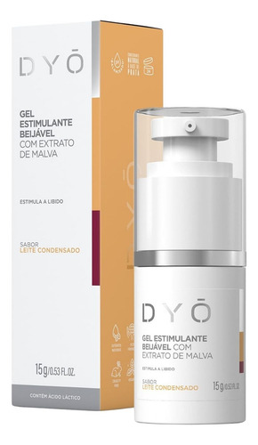Gel Vibrante Beijável Com Extrato De Malva Leite Condensado