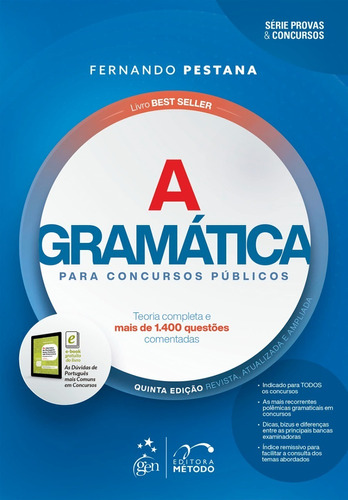 A Gramática Para Concursos Públicos - Fernando Pestana