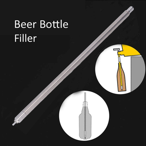 Llenador Botellas Vino Cerveza Con Resorte Acero Inoxidable