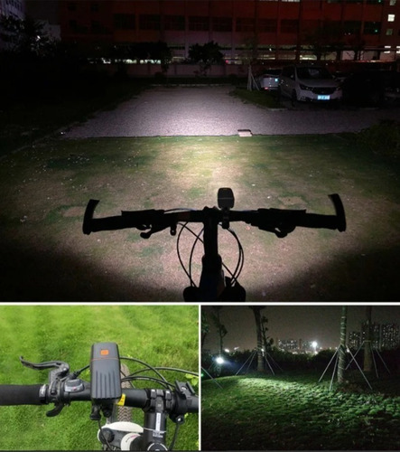 . T6 Recargable 1000lm Led Lámpara Impermeable For Bicicleta