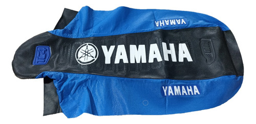 Funda De Asiento Tc4 Yamaha Xtz 250 Negro/azul Estampado