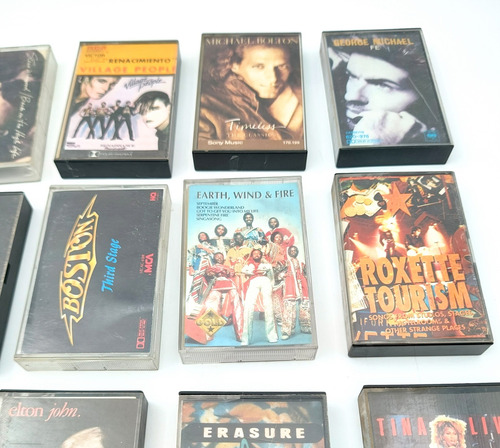 Cassette Original Rock Pop 80s Artistas (c/u) - Audio (Usado)