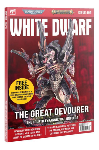 Games Workshop White Dwarf 495 Diciembre 2023 Revista