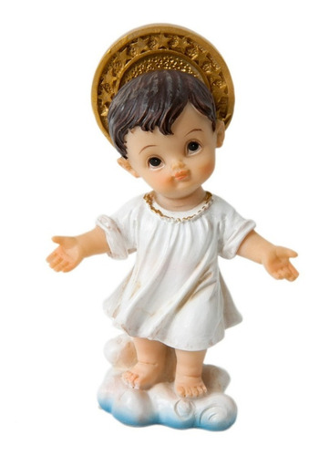 Figura Niño Jesús En Marmolina Para Pesebre