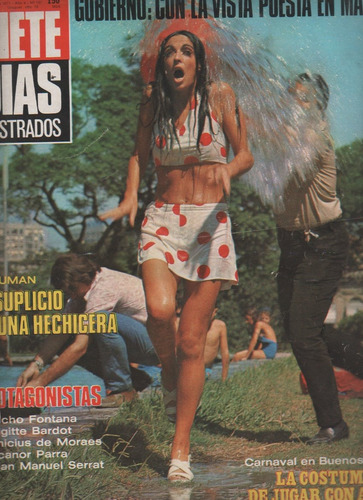 Antigua Revista ** Siete Dias ** Nº 197 Año 1971- Serrat