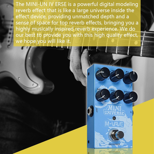 - Pedal De Efectos De Guitarra Mini Con Reverberación