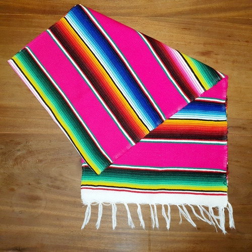 Manta Mexicana Caminho De Mesa Sarape