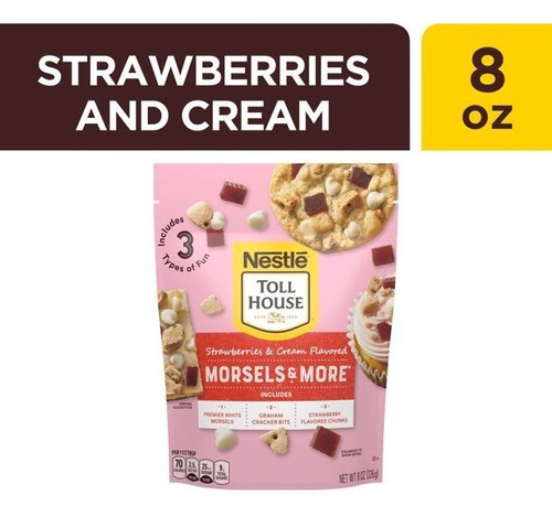 Nestle Toll House Strawberry&cream  226grs
