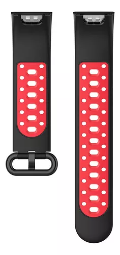 Correa de reloj inteligente para Redmi Watch 2/Lite cinturón ajustable  (negro rojo)