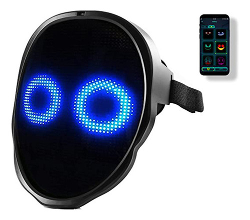 Nuevo Bluetooth Rgb Light Up Led Máscara Diy Fiesta