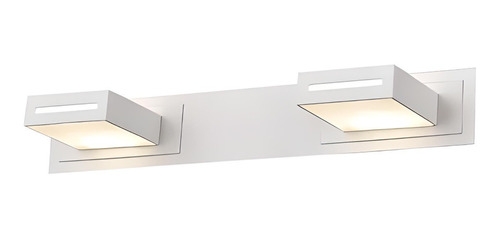 Aplique Interior Moderno Olivo 2 Luces Led 6w Blanco Candil