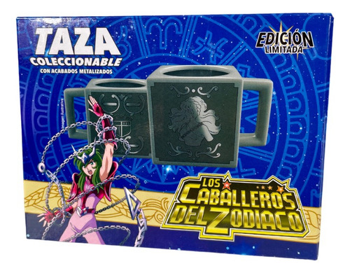 Taza Cubo Shun De Andromeda - Caballeros Del Zodiaco
