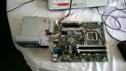 Placa Mae Mais Fonte Para Pc Hp Compac