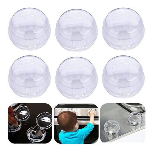 6 Fundas Para Pomos De Estufa Para Seguridad Infantil.