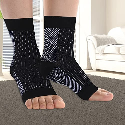 Calcetines De Compresión Para Fascitis Plantar, Manga De Co