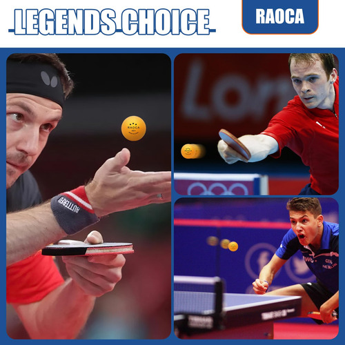 Pelotas De Ping-pong De 3 Estrellas Para Entrenamiento 40 Un Amarillo