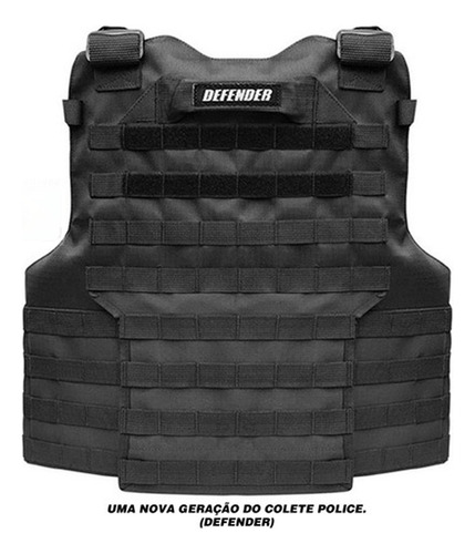 Capa De Colete Tático Airsoft Police Brasil Original Nfe *