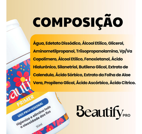 Primer Preparador Para Extensão De Cílios Beautify Pro