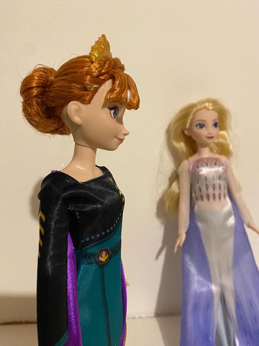 Muñecas Mattel Frozen 2 Anna Y Elsa (Usado)