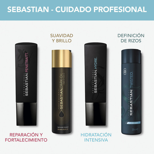Shampoo Para Cabello Seco Sebastian Professional Hydre 250ml