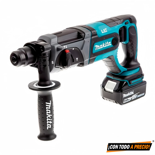 Taladro Rotomartillo Makita Dhr241stx2 Sds Plus 18v + Brocas