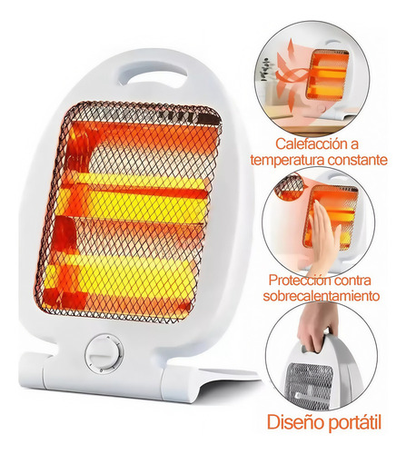 Calefactor Eléctrico Calentador De Aire 3 800w 110v/220v